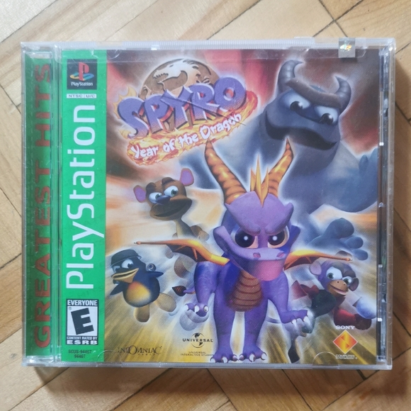 Sony Other - Vintage 1999/2000 Spyro Year Of The Dragon playstation Game/DVD
